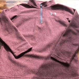 Boy Infrared Under Armour Boy 1/4 ZIP Fleece